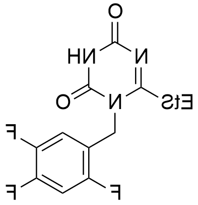 6-(ethylthio)-1-(2,4,5-trifluorobenzyl)-1,3,5-triazine-2,4(1H,3H)-dione